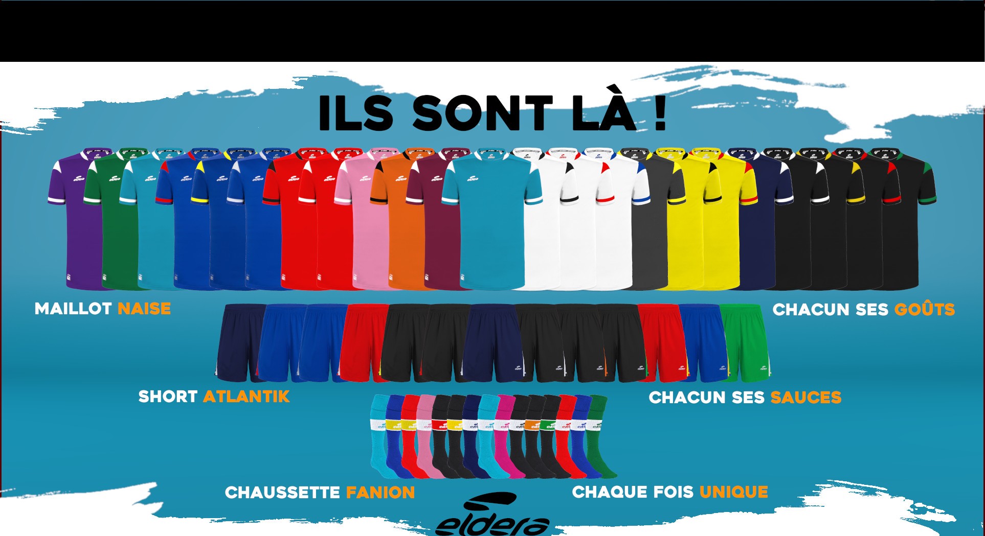 MAILLOTNAISE-SHORT ATLANTIK-CHAUSSETTE FANION